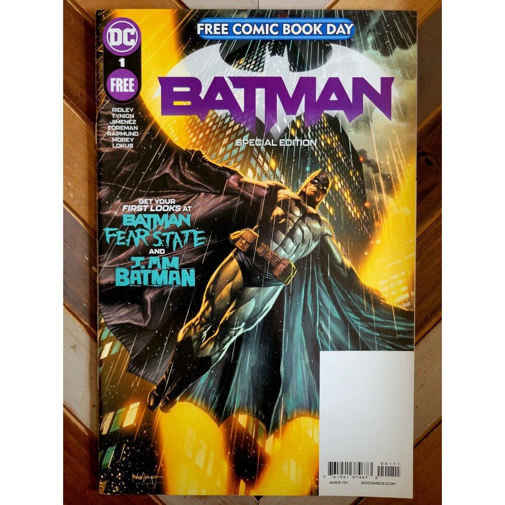 Batman: FCBD 2021 #1 DC Comics "Fear State" & "I Am Batman" Previews (FN)